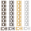 32Pcs 4 Colors Alloy Buckle DIY-FG0005-99-1