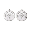 201 Stainless Steel Pendants LS-STAS-U052-02B-P-1