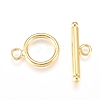 Brass Toggle Clasps KK-L189-23G-2