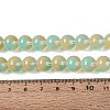 Acrylic Imitation Cat Eye Beads Strands OACR-Q197-01C-10-4