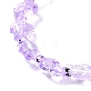 Transparent Glass Enamel Beads Strands GLAA-B021-06B-3
