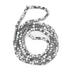 Frosted Crackle Glass Beads X1-GLAA-U001-4mm-M06-3