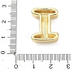Brass Initial Beads KK-B167-27G-01I-3