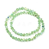 Electroplate Transparent Glass Beads Strands EGLA-K015-03A-2