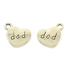 Tibetan Style Alloy Family Charms TIBEP-5414-AS-FF-1