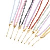 4MM Round Nylon Cotton Cord Necklaces Making NJEW-C106-02G-1