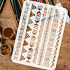Plastic Drawing Painting Stencils Templates DIY-WH0396-521-3