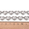 304 Stainless Steel Heart Link Chains CHS-Q009-03P-02-3