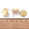 Brass Studs Earring Findings LS-KK-K382-16C-G-3