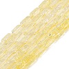 Crackle Transparent Glass Beads Strands GLAA-N068-05A-10-1