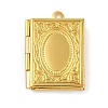 Brass Locket Pendants for Teachers' Day X-KK-M041-07G-1