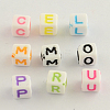 Opaque Acrylic Beads SACR-Q100-M022-1