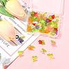 50Pcs Transparent Acrylic Pendants PALLOY-FS00043-06-7