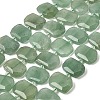 Natural Green Aventurine Beads Strands G-P434-25-2