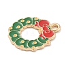 Christmas Alloy Enamel Pendants LS-ENAM-K074-01G-07-2