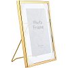 Glass Picture Frame with Iron Easel AJEW-WH0021-58B-1