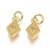 Electroplated Alloy Charms X-PALLOY-G267-13G-2