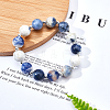 Natural Sodalite Round Beads Strands G-OC0001-91-5