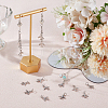 16Pcs Brass Charms ZIRC-BC0001-28P-4