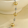 304 Stainless Steel Cable Chains Bracelets BJEW-K284-03B-GP-1