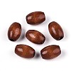 Spray Painted Schima Wood Beads WOOD-T032-29A-18-1
