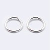 925 Sterling Silver Open Jump Rings STER-F036-02S-1x9mm-2