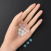35Pcs Transparent Spray Painted Glass Beads GLAA-YW0001-73A-4