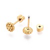 304 Stainless Steel Stud Earrings LS-EJEW-T047-10G-2