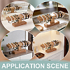 T Bar Wooden Watch Organizer Display Stands ODIS-WH0099-209A-5