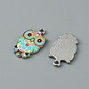 Alloy Enamel Pendants ENAM-WH0001-17P-1
