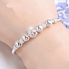 Brass Round Beads Bangles for Women FS-WG323CA-01-2