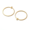 Brass 2-Loop Link Pendants X-KK-V003-08-2
