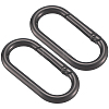 6Pcs Alloy Spring Gate Rings FIND-SP0001-24B-1