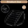 7-Tier Acrylic Display Risers for Jewelry ODIS-WH0030-175C-01-2