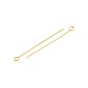 Ion Plating(IP) 304 Stainless Steel Eye Pins STAS-I320-B10-G-2