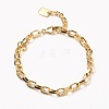 Brass Cable Chain Bracelets BJEW-H537-13G-6