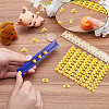 PP Plastic Letter A~Z Cookie Impress Embosser Cutter AJEW-WH0504-24-3