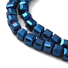 Electroplate Glass Beads Strands LS-EGLA-D018-4x4mm-55-4