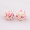 Spray Painted Resin Beads GLAA-F049-A05-2
