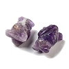 Natural Amethyst Carved Figurines DJEW-L023-G11-2