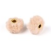 Imitation Rabbit Hair European Beads FIND-WH0126-574S-1