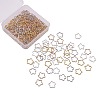 200Pcs 4 Colors Iron Open Jump Rings IFIN-CJ0001-50-7
