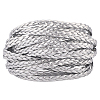 5M 3-Ply PU Leather Braided Cord LC-GF0001-12E-1