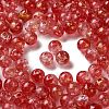 Transparent Crackle Acrylic Beads DACR-D300-01F-8mm-1