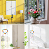 1Pc Colorful Glass Beaded Woven Net Suncatchers AJEW-CY0001-95A-5