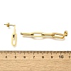 304 Stainless Steel Dangle Stud Earrings for Women EJEW-C096-15G-01-3