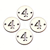 Unfinished Natural Poplar Wood Links Connectors WOOD-S045-138B-4-1