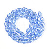 Electroplate Glass Beads Strands LS-EGLA-R008-11x8mm-6-2