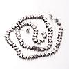 Electroplate Non-magnetic Synthetic Hematite Bead Strands G-F300-24B-01-2