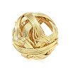 Round Brass Beads KK-I476-18G-2